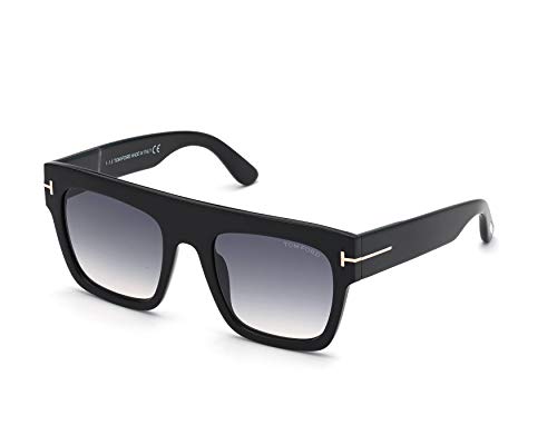 Tom Ford Gafas de Sol RENEE FT 0847 Shiny Black/Grey Shaded 52/21/140 mujer