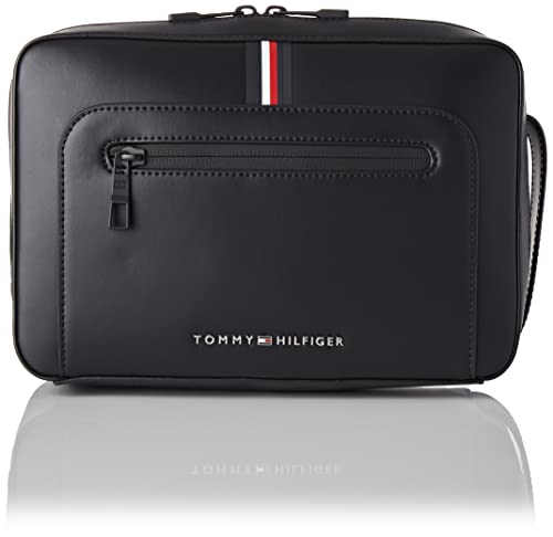 Tommy Hilfiger Hombres TH Commuter Other SLG, Negro, Talla Única