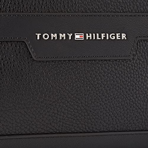 Tommy Hilfiger TH Downtown WASHBAG, Accesorio de Viaje-Billetera Plegable para Hombre, Schwarz