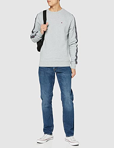 Tommy Hilfiger Track Top LS HWK Sudadera, Gris (Grey Heather 004), Small para Hombre