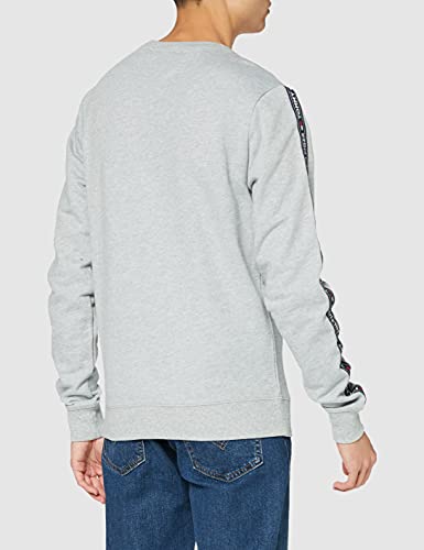 Tommy Hilfiger Track Top LS HWK Sudadera, Gris (Grey Heather 004), Small para Hombre