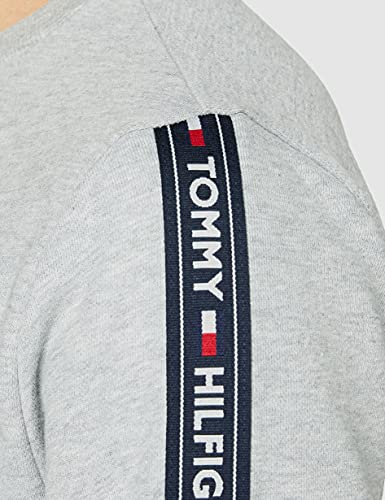 Tommy Hilfiger Track Top LS HWK Sudadera, Gris (Grey Heather 004), Small para Hombre