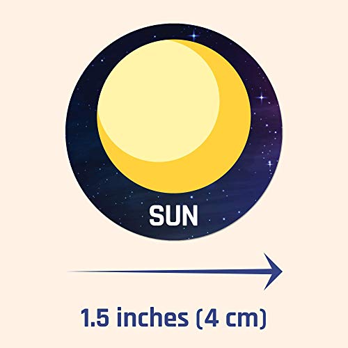 TownStix Espacio Planeta Sistema Solar Pegatinas - 20 Hojas, 200 Pegatinas