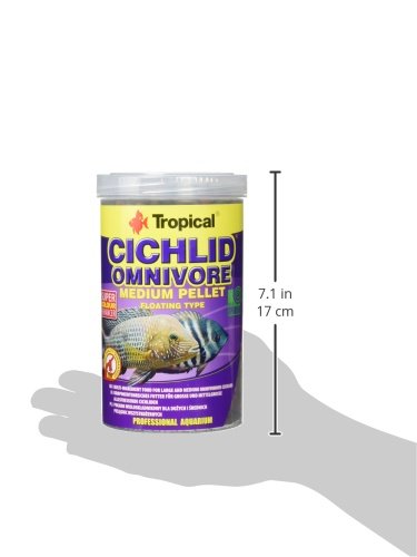 Tropical Cichlid Omnivore - Pellet (tamaño Mediano, 1 Unidad)