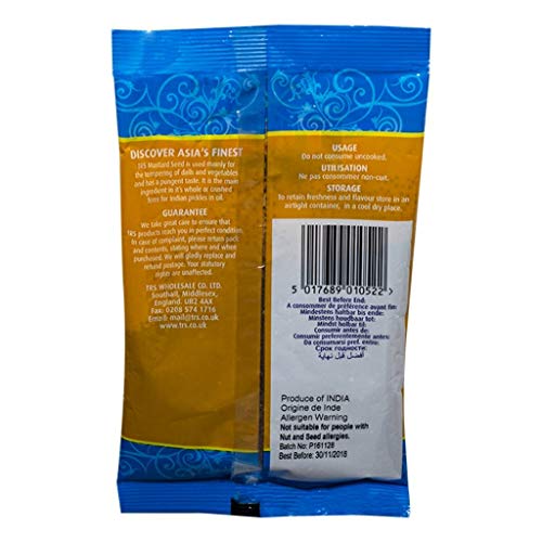 TRS Brown Mustard Seeds 100g semillas de mostaza granos ingrediente