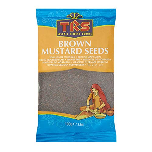 TRS Brown Mustard Seeds 100g semillas de mostaza granos ingrediente