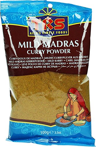 TRS Mild Madras Curry Powder 100g (curry en polvo de Madrás)