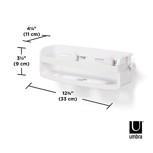 Umbra Flex Organizador de ducha, Blanco