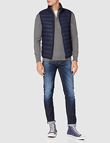 United Colors of Benetton (Z6ERJ) Gilet Chaqueta, BLU 016, XXL para Hombre