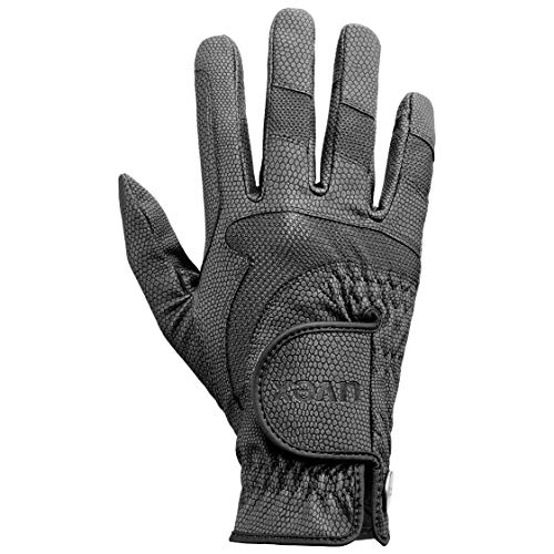 Uvex I-Performance 2 Guantes de equitación, Adultos Unisex, Black, 7