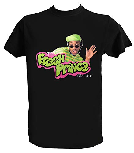 UZ Design Camiseta El Principe de Bel Air Hombre Niño Fresh Prince Will Smith Serie Años 90, Hombre - XL