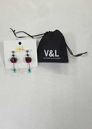 V & L VICTORIO & LUCCHINO - Pendientes dorados con petalos