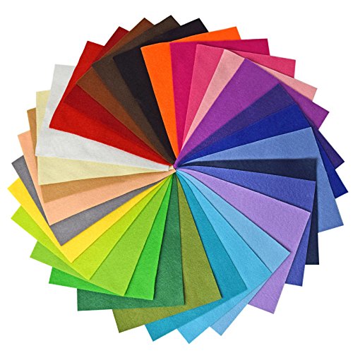 Vaessen Creative Hojas de Fieltro A4, Multicolor, 21x3x31 cm, 30