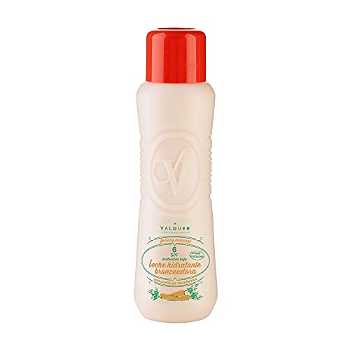 Válquer Leche Solar Hidratante Bronceadora Zanahoria Facial-Corporal Spf6, 500 Mililitros