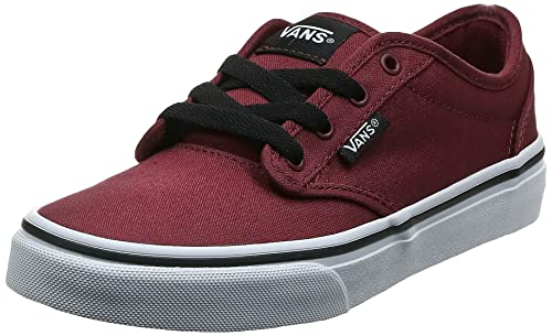 Vans Atwood, Zapatillas, Red Canvas Oxblood Black, 33 EU