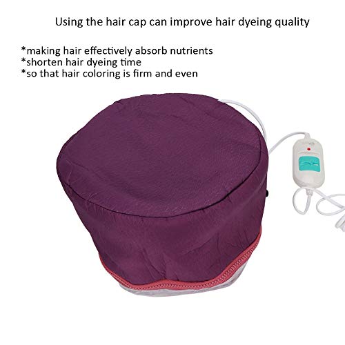 Vaporizador térmico eléctrico Gorro para el cabello tratamiento térmico para el pelo belleza Sombrero nutritivo Gorro de tratamiento térmico para cabello duradero Gorro de Spa para Pelo