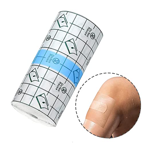 Vendaje De ProteccióN Para Tatuajes, Parche Impermeable Para Ducha EláStico Impermeable Y Transpirable, Utilizado Para El Cuidado Posterior Al Tatuaje/ProteccióN De Herida Yeso Fijo (8cm X 10m/Rollo)