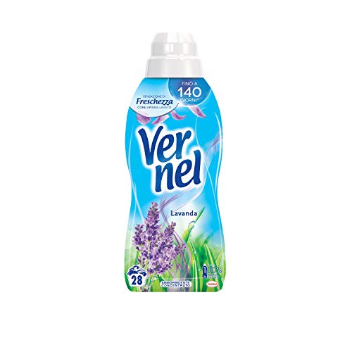 Vernel Lavanda Suavizante Lavanda concentrado, perfumado, Intensa fresca y suave, 12 botellas