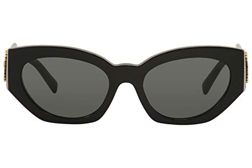 Versace 0VE4376B Gafas, Black/Grey, 54/19/140 Eyewear