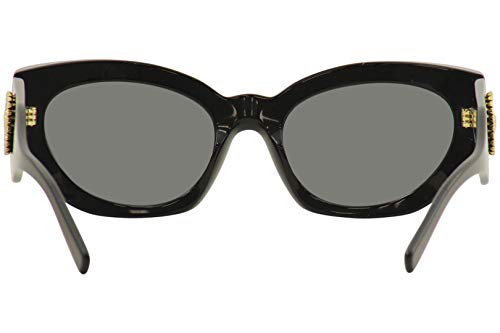 Versace 0VE4376B Gafas, Black/Grey, 54/19/140 Eyewear