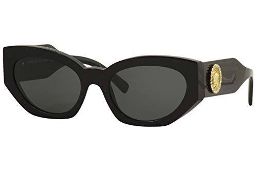 Versace 0VE4376B Gafas, Black/Grey, 54/19/140 Eyewear
