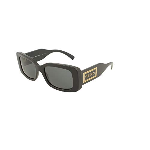 Versace 0VE4377 Gafas, Black/Grey, 52/19/140 Eyewear