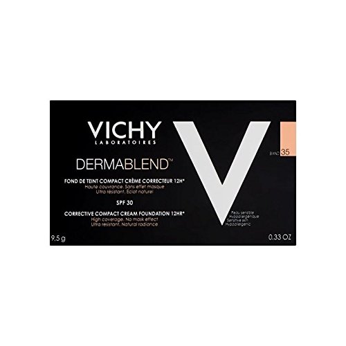 Vichy Dermablend Arena Compacta Base De Maquillaje Correctivo 35 (Paquete de 4)