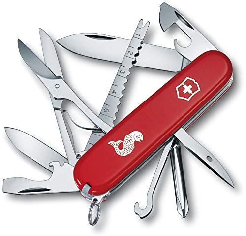 Victorinox Navaja de Oficial Fisherman, color Rojo