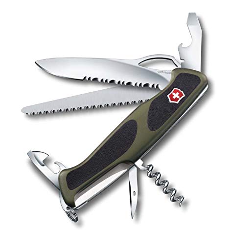 Victorinox Rangergrip 179, 130 mm, Cachas de 2 Componentes, Oliva/Negro