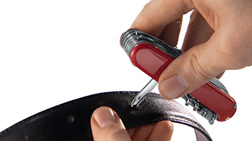 Victorinox Tinker Navaja con 12 funciones incluyendo abrelatas y destornillador Phillips, color rojo