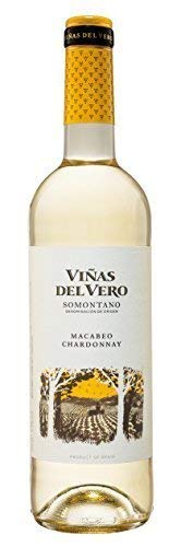 Viñas Del Vero Blanco Macabeo-Chardonnay - Vino D.O. Somontano - 6 botellas de 750 ml - Total: 4500 ml