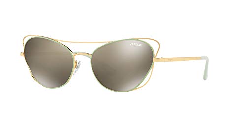 Vogue 0Vo4070S, Gafas de Sol para Mujer, Multicolor (Gold/Green), 57