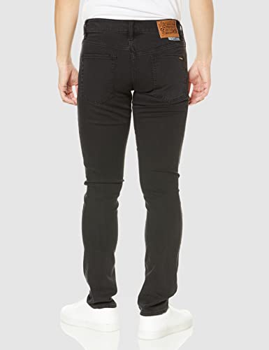 Volcom 2X4 Pantalones Vaqueros, Hombre, Tinta Negra, 31