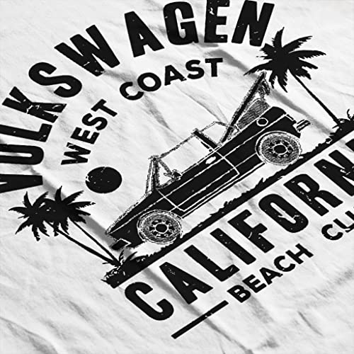 Volkswagen West Coast California Beach Club Black Text Men's Sweatshirt