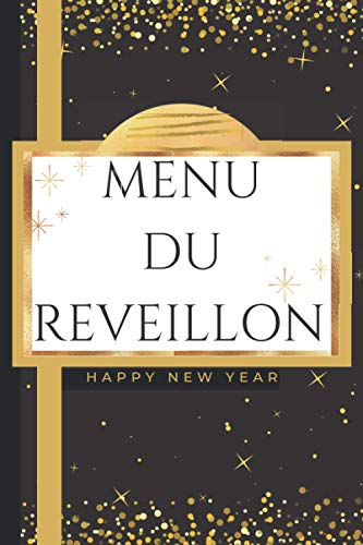 Votre Menu Réveillon du jour de l’an vierge à remplir: Votre invité pourra repartir avec son menu en souvenir de cette soirée mémorable.