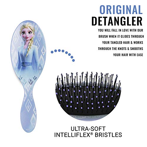 WetBrush Original Detangler Hairbrush Unisex Intelliflex Bristles Pain Free Brushing Disney Frozen Guiding Spirit Elsa