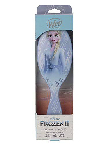 WetBrush Original Detangler Hairbrush Unisex Intelliflex Bristles Pain Free Brushing Disney Frozen Guiding Spirit Elsa