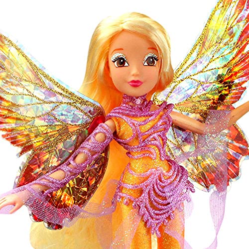 Winx Club Stella | Dreamix Fairy Muñeca World of Winx | Traje Mágico 28 cm