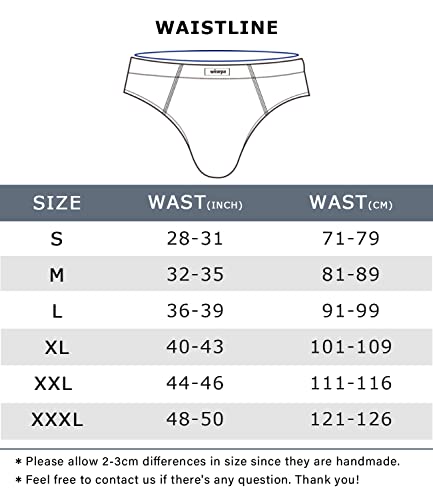 wirarpa Slip Microfibra Hombre Modal Ropa Interior Briefs Calzoncillo para Hombre Pack de 4 Multicolor Tamaño L