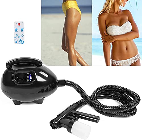 WSVULLD Máquina de Bronceado de Spray eléctrica, máquina de Bronceado de Spray Profesional con móvil HVLP Aerógrafo para Mejorar el Tono de la Piel, el bronceador, el Tono Sano de la Piel.