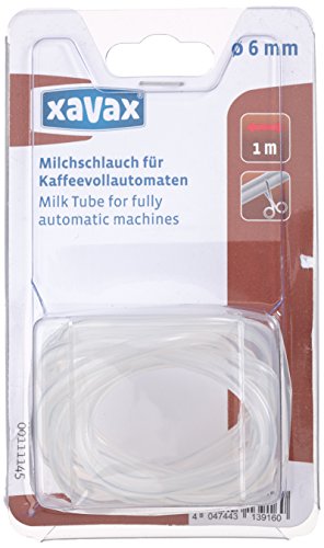 Xavax 00111145 - Tubo vaporizador de leche para cafeteras automáticas, diámetro de 6 milímetros