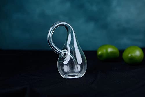XIAOTENG Botella Klein, un modelo espacial de cuatro dimensiones, nunca se llenará de agua para probar ciencias, regalos creativos, muebles de oficina, botellas de vidrio sopladas a mano (9 x 16 cm)
