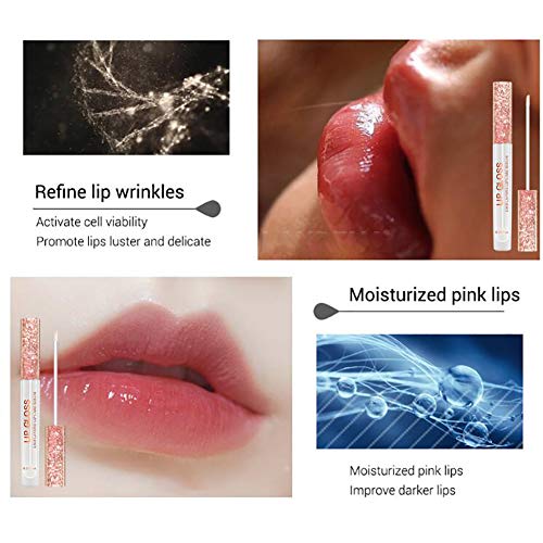 Xiton 1 UNID Pro Lips Care Serum Hidratante Natural Essence Labios Rellenando Labios Reducir Líneas Finas Brillo de Labios Ingredientes Seguros Duraderos Duraderos