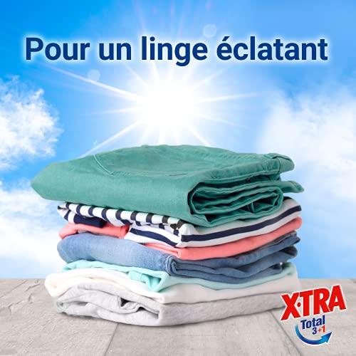 XTRA Total EcoPack - Lessive Liquide Universelle - Blanc et Couleur - 37 Lavages (1.85 L)