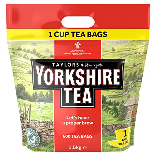 YORKSHIRE 1 CUP TEA BAGS 1108 PK600