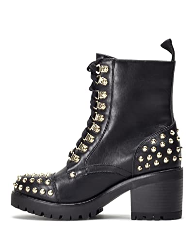 Zapatos Mujer Botines VERSACE JEANS COUTURE MIA Gold Studs Negro