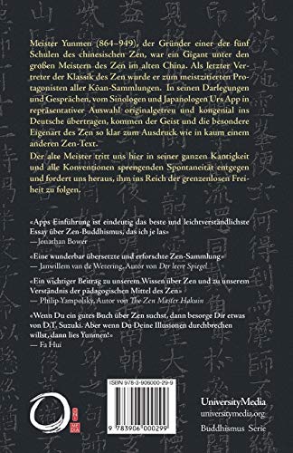 Zen Meister Yunmen: Leben und Lehre des letzten Giganten der Zen-Klassik (Buddhism)