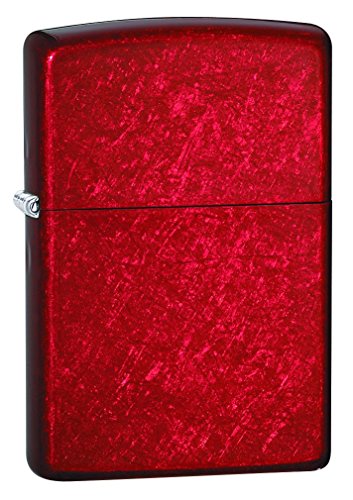 Zippo 21063 - Mechero con diseño Candy apple red, 3,5 x 1 x 5,5 cm, color rojo