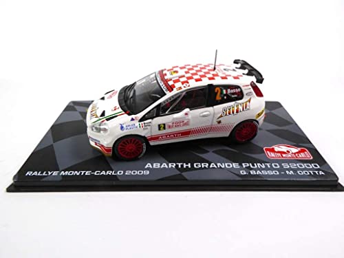 - Lote de 4 Coches de Rally 1/43 Ixo compatibles con + Citroen C3 + Polo WRC + Fiesta RS + Abarth Grande Punto