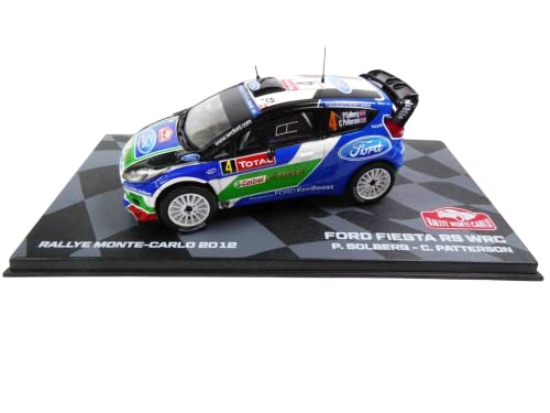 - Lote de 4 Coches de Rally 1/43 Ixo compatibles con + Citroen C3 + Polo WRC + Fiesta RS + Abarth Grande Punto